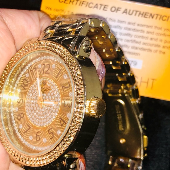 Real Diamond mens watch not CZ best gift limited! - Picture 4 of 8